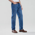 Giordano Men's Comfort Stretch Denim Regular Tapered 2.0 Jeans - Premium Jeans