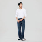 Giordano Men's Comfort Stretch Denim Regular Tapered 2.0 Jeans - Premium Jeans