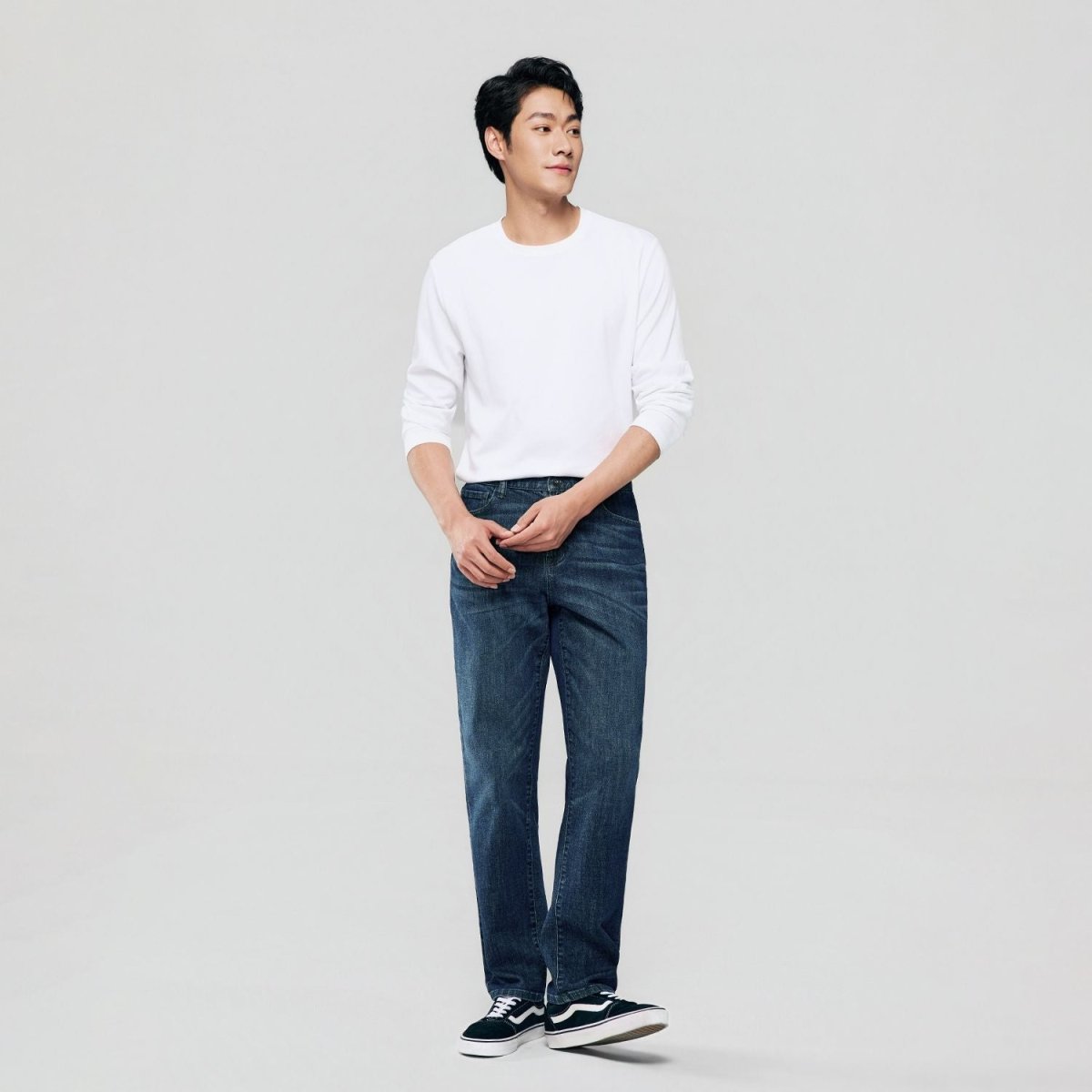 Giordano Men's Comfort Stretch Denim Regular Tapered 2.0 Jeans - Premium Jeans