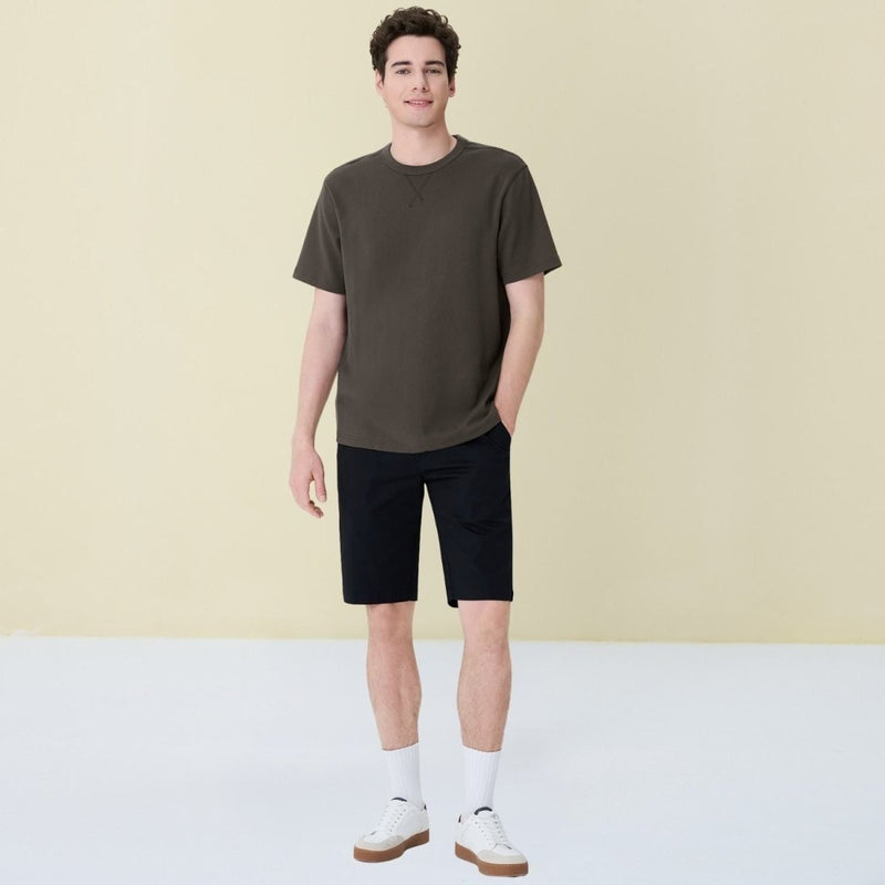 Giordano Men's Cool Touch Hidden Comfort Bermuda Shorts - Premium Shorts