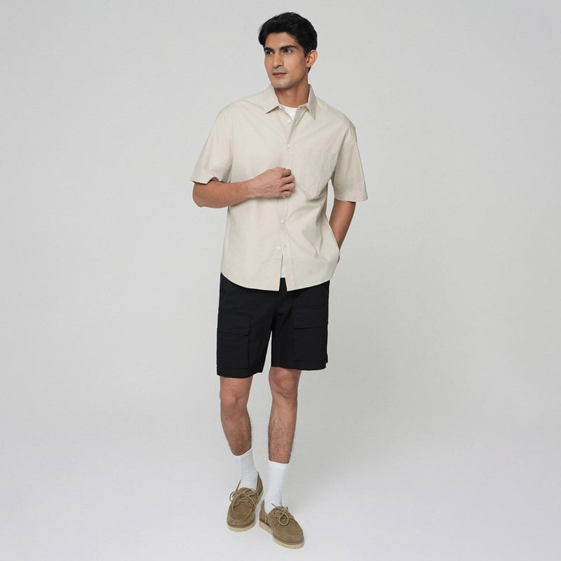 Giordano Men's Cool Touch Stretch Twill Shorts - Premium Shorts