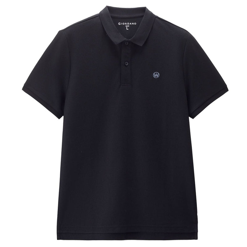 Giordano Men's Cool Touch UV Letter Polo - Premium Polo