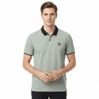 Giordano Men's Cotton Blend Pique Embroidered Polo - Premium Polo