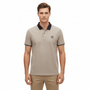 Giordano Men's Cotton Blend Pique Embroidered Polo - Premium Polo
