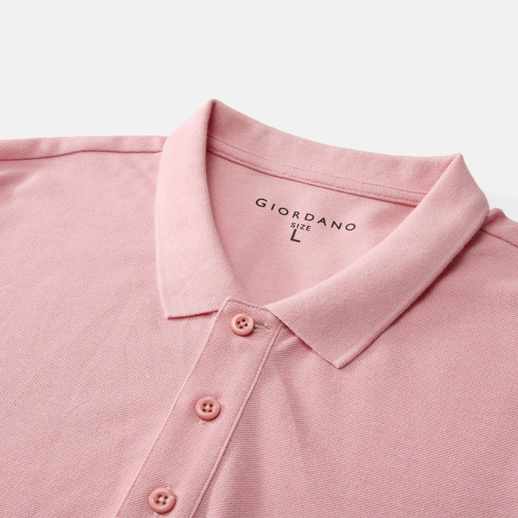 Giordano Men's Cotton Blend Pique Polo - Premium Polo