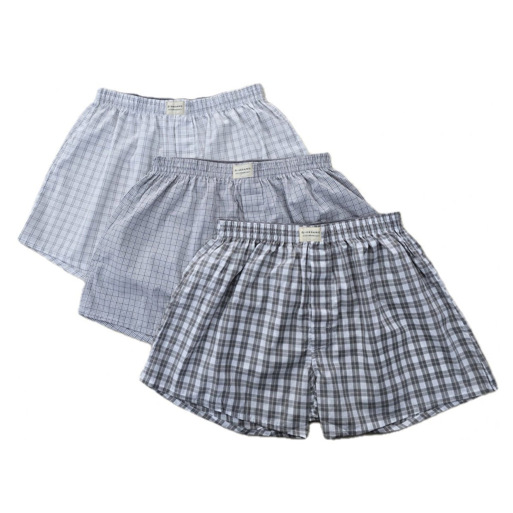 Giordano Men's Cotton Contrast Color Boxers (3Pcs/Pack) - Premium Briefs