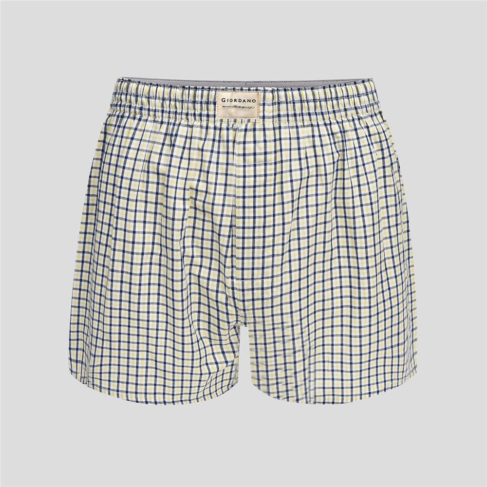 Giordano Men's Cotton Contrast Color Boxers (3Pcs/Pack) - Premium Briefs