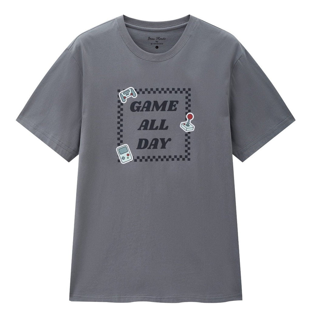 Giordano Men's Cotton Game Theme Print Tee | Online Exclusive - Premium Print Tee