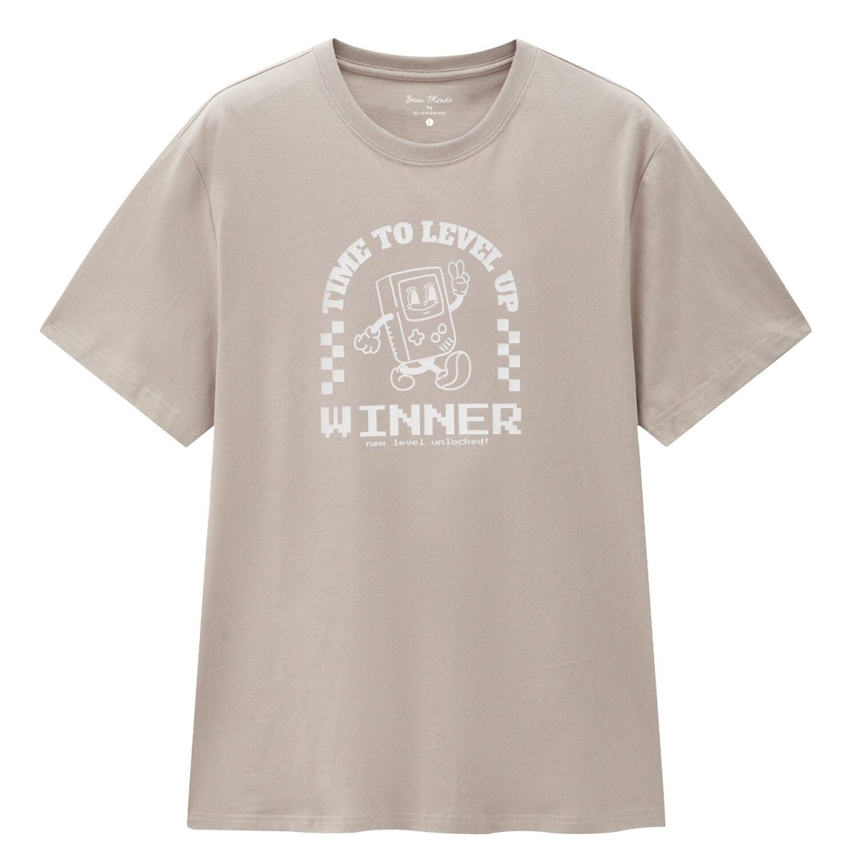 Giordano Men's Cotton Game Theme Print Tee | Online Exclusive - Premium Print Tee