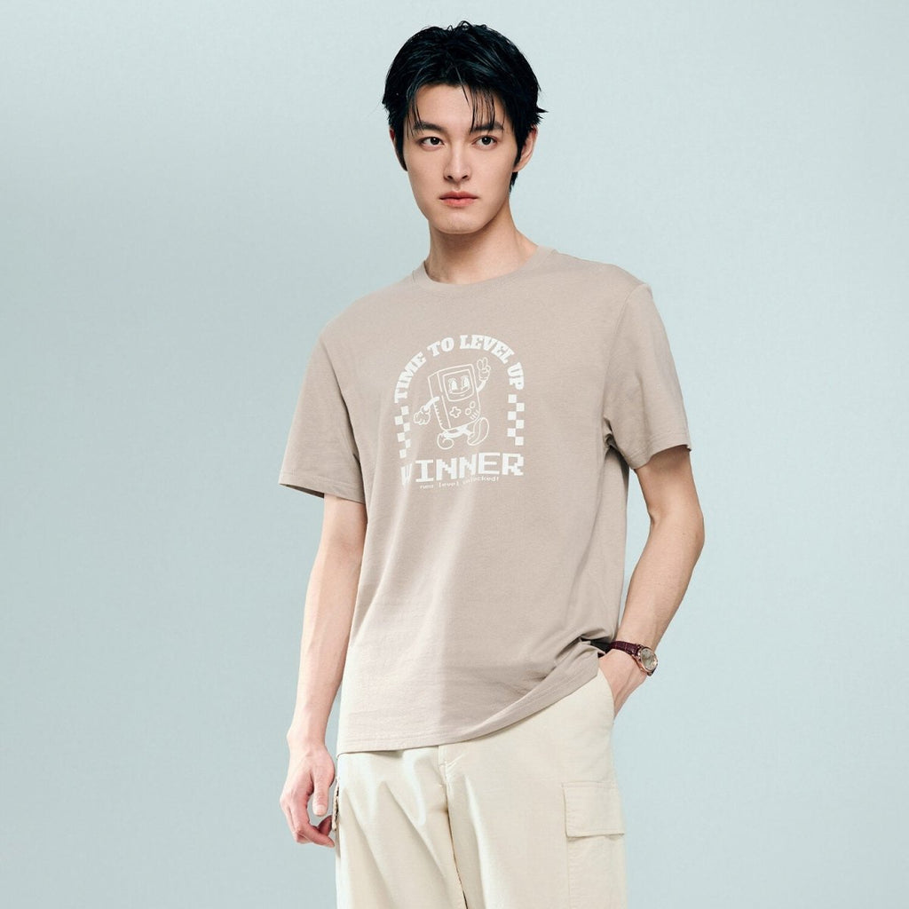 Giordano Men's Cotton Game Theme Print Tee | Online Exclusive - Premium Print Tee
