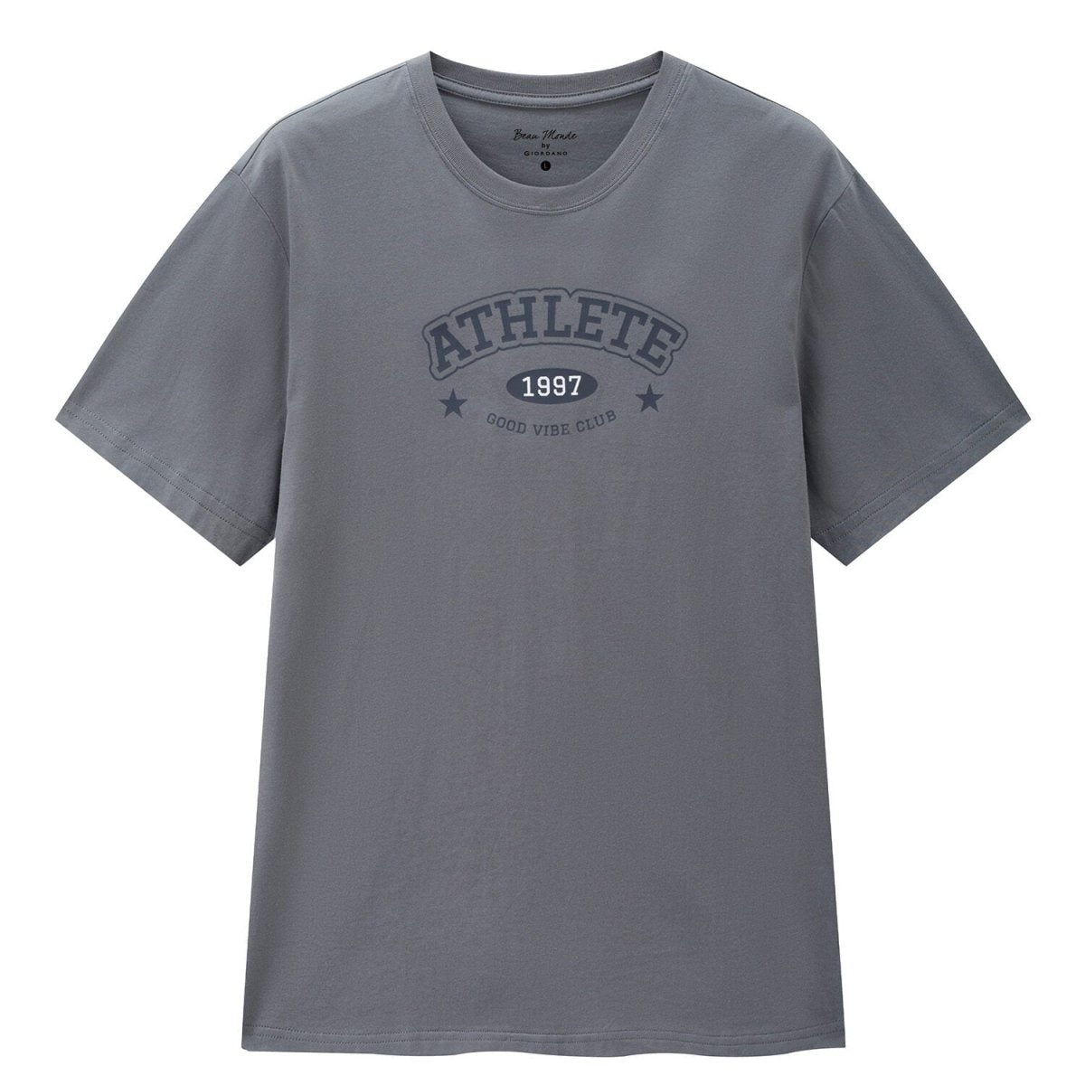 Giordano Men's Cotton Jersey Crew-Neck Print Tee | Online Exclusive - Premium Print Tee