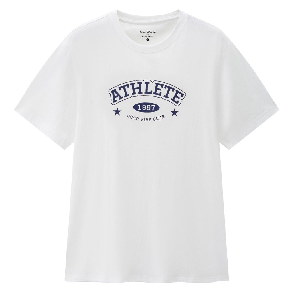 Giordano Men's Cotton Jersey Crew-Neck Print Tee | Online Exclusive - Premium Print Tee