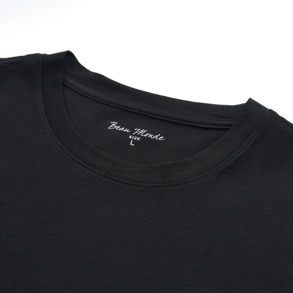 Giordano Men's Cotton Jersey Crew Neck Regular Fit Tee | Online Exclusive - first_variant_option_2 Premium Tee for Giordano