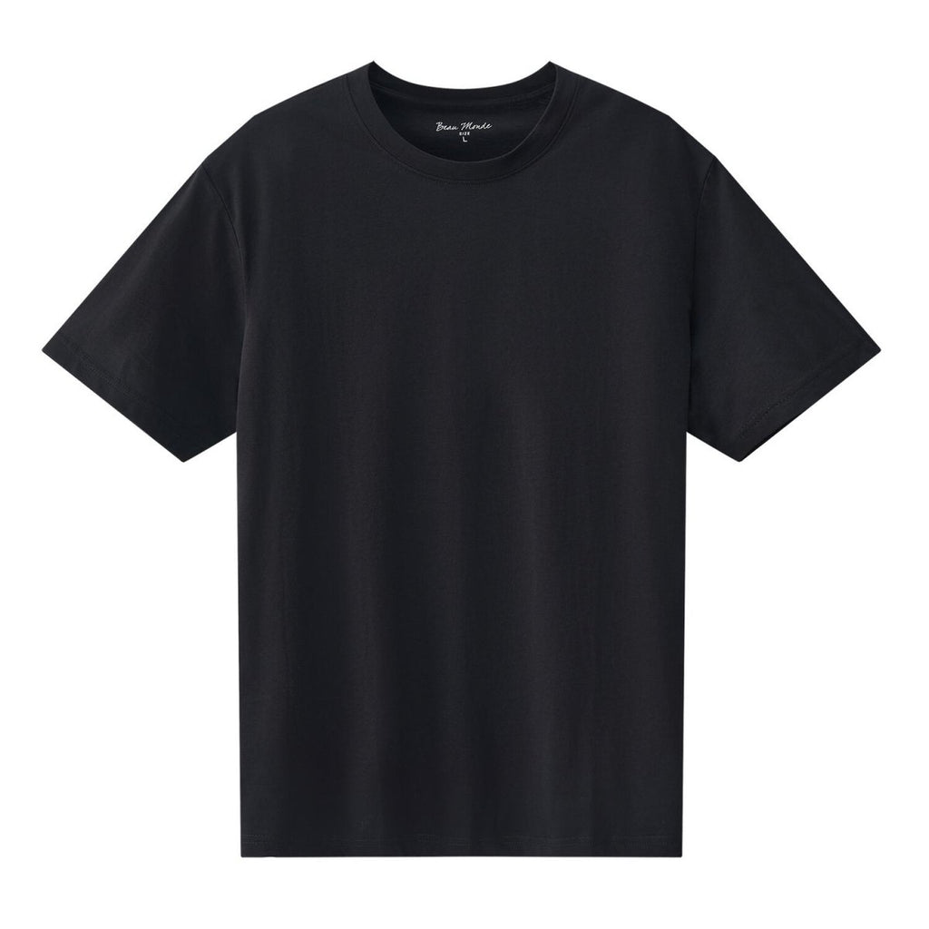 Giordano Men's Cotton Jersey Crew Neck Regular Fit Tee | Online Exclusive - first_variant_option_2 Premium Tee for Giordano