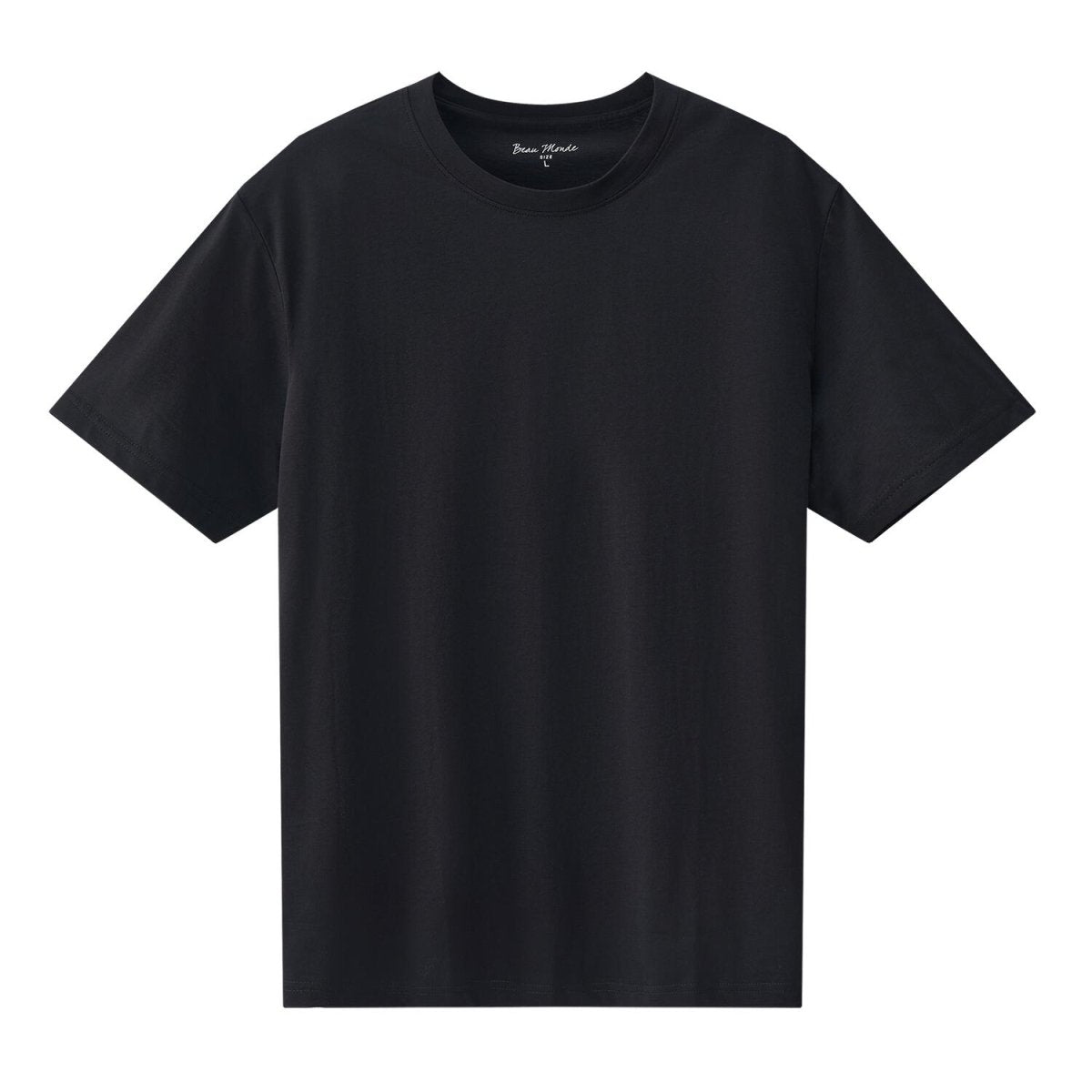 Giordano Men's Cotton Jersey Crew Neck Regular Fit Tee | Online Exclusive - first_variant_option_2 Premium Tee for Giordano