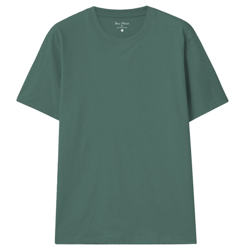 Giordano Men's Cotton Jersey Crew Neck Regular Fit Tee | Online Exclusive - first_variant_option_2 Premium Tee for Giordano