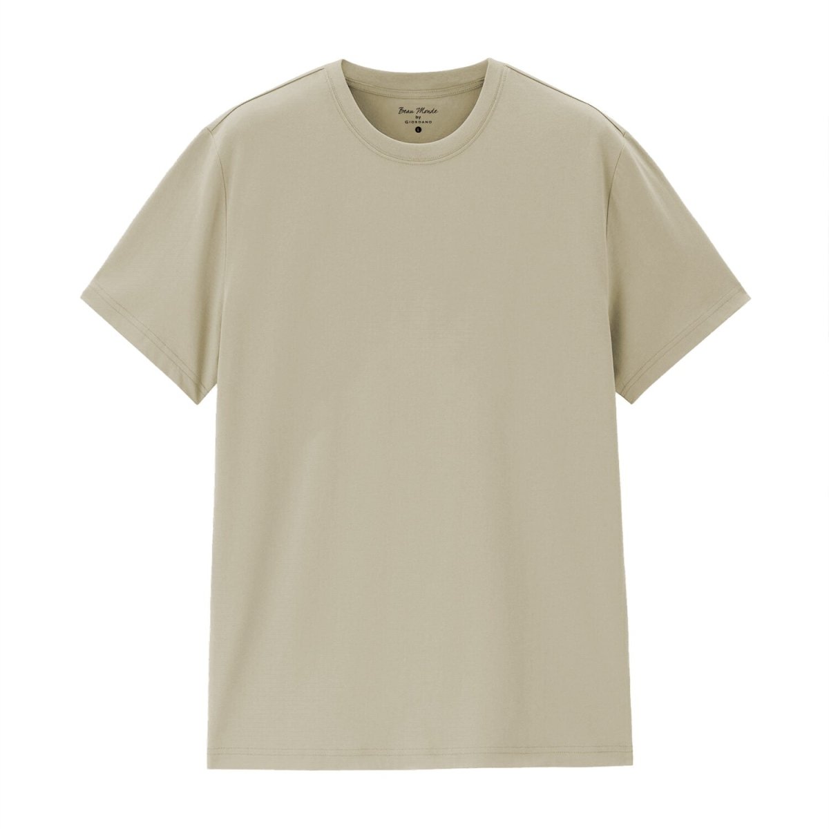 Giordano Men's Cotton Jersey Crew Neck Regular Fit Tee | Online Exclusive - first_variant_option_2 Premium Tee for Giordano