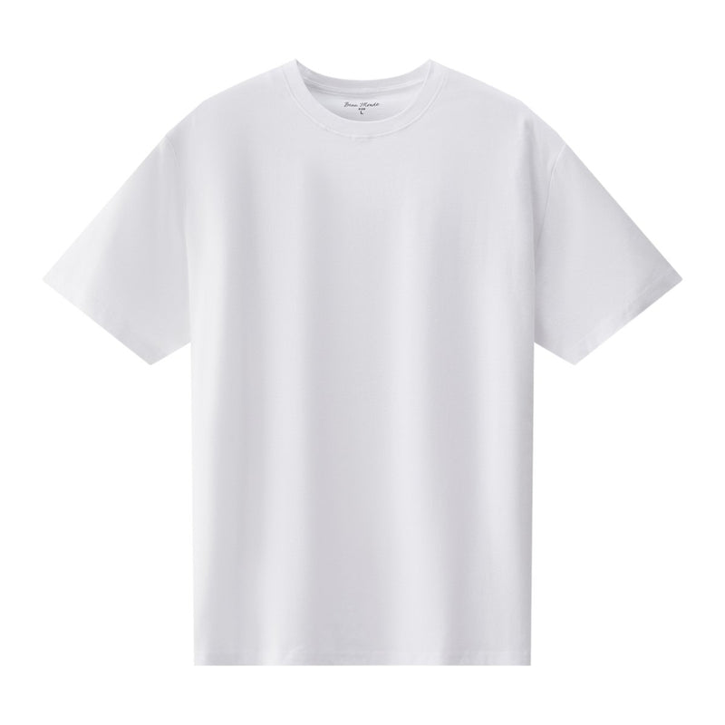 Giordano Men's Cotton Jersey Crew Neck Regular Fit Tee | Online Exclusive - first_variant_option_2 Premium Tee for Giordano