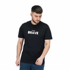 Giordano Men's Cotton Jersey Crew Neck Slim Fit Message Print Tee - Premium Print Tee