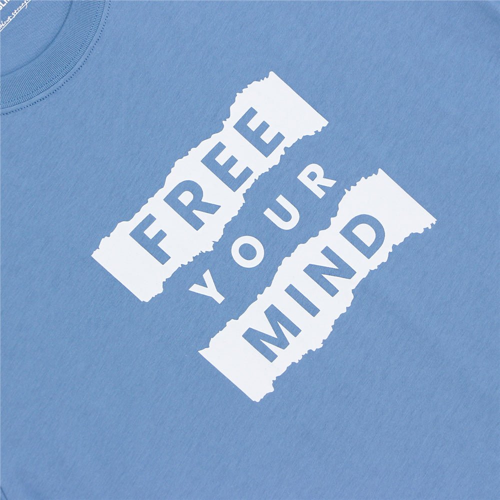 Giordano Men's Cotton Jersey Crew Neck Slim Fit Message Print Tee - Premium Print Tee