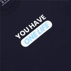 Giordano Men's Cotton Jersey Crew Neck Slim Fit Message Print Tee - Premium Print Tee