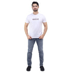 Giordano Men's Cotton Jersey Crew Neck Slim Fit Message Print Tee - Premium Print Tee