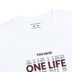 Giordano Men's Cotton Jersey Crew Neck Slim Fit Message Print Tee - Premium Print Tee