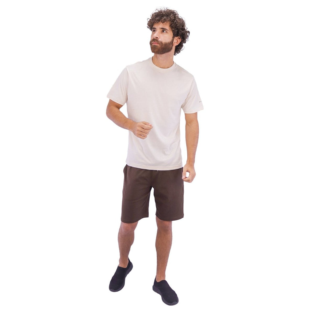 Giordano Men's Cotton Jersey Crew Neck Slim Fit Tee - Premium Tee