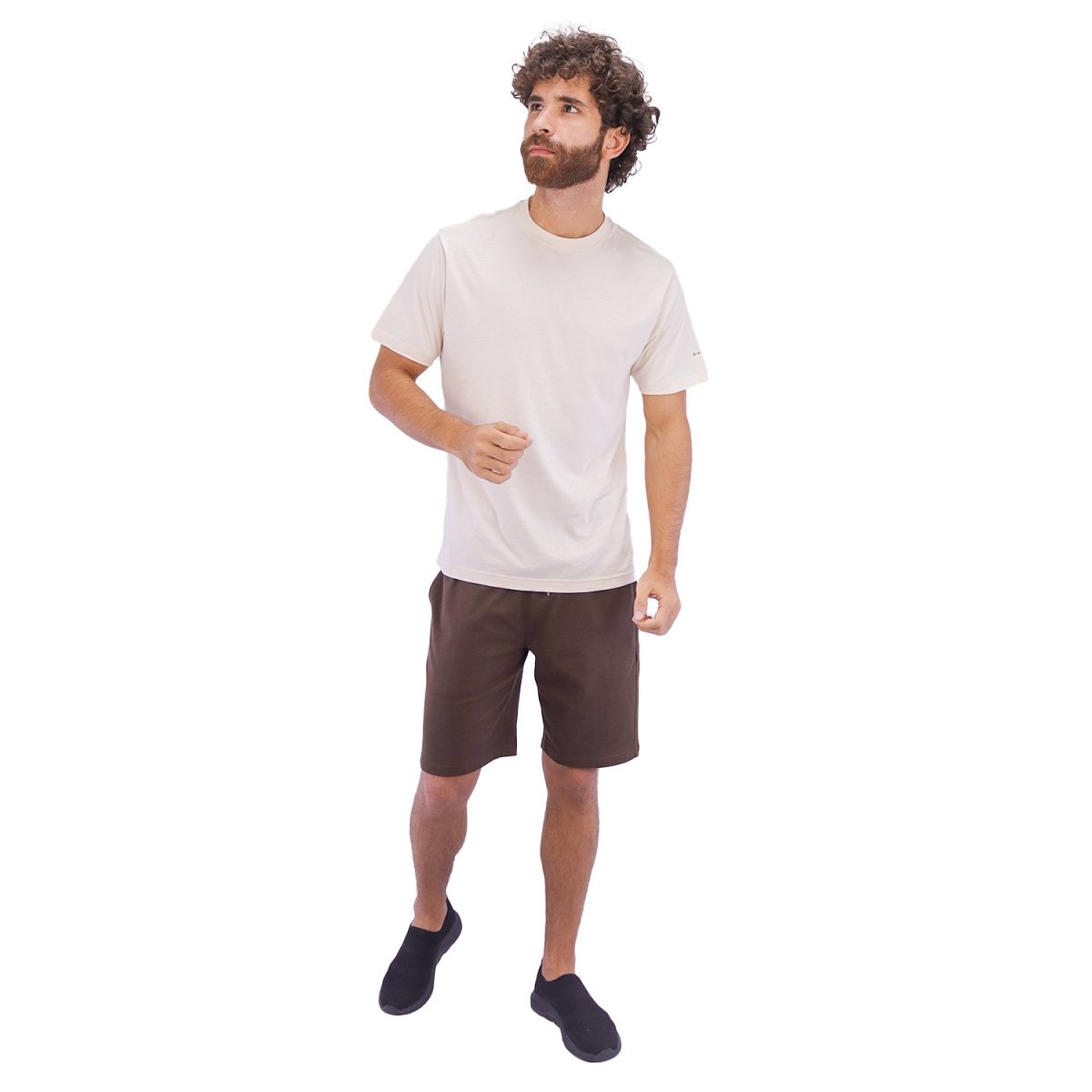 Giordano Men's Cotton Jersey Crew Neck Slim Fit Tee - Premium Tee
