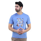 Giordano Men's Cotton Jersey Crewneck Short Sleeve Slim Fit Wws Print Tee - Premium Print Tee