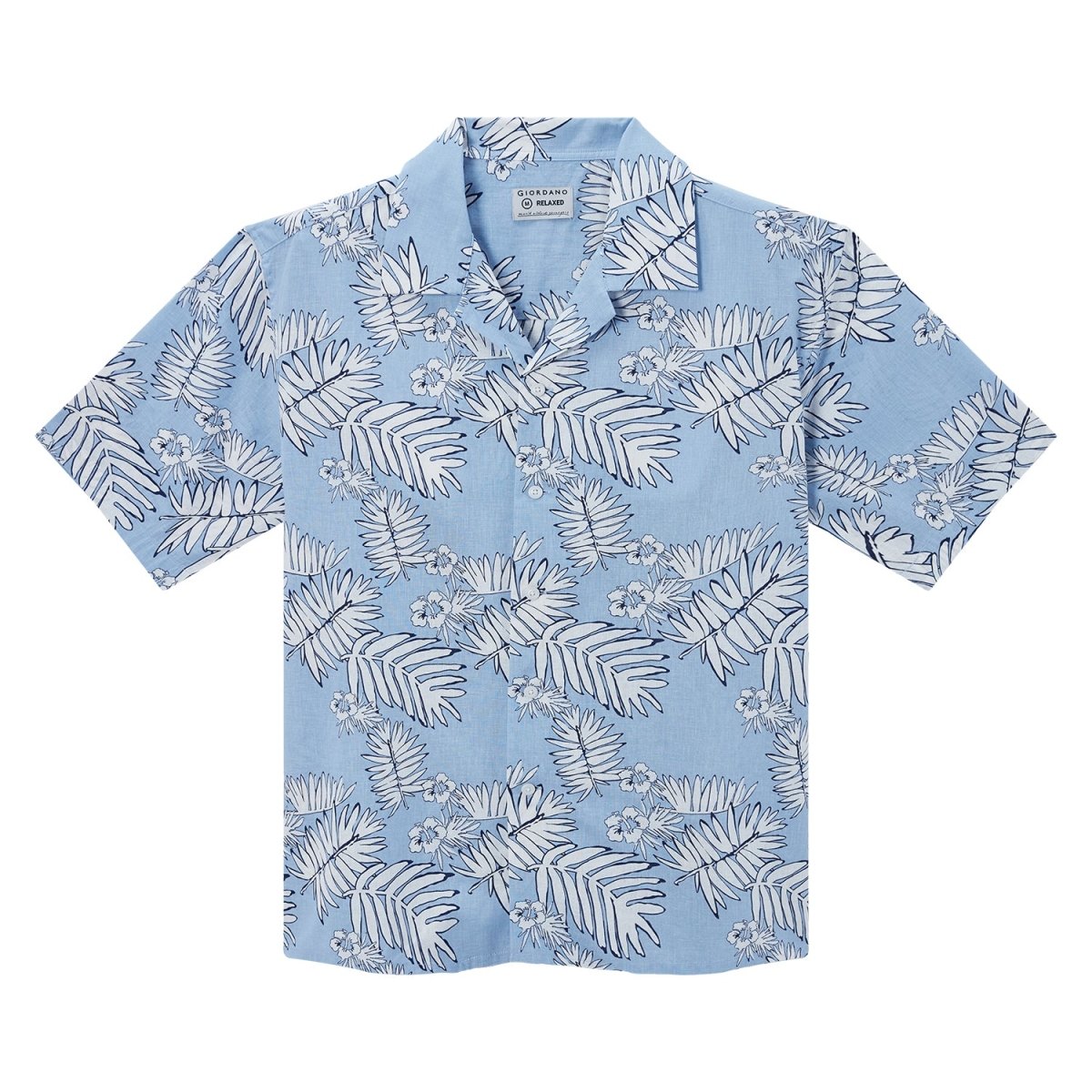 Giordano Men's Cotton Linen Shirt - Premium Shirts