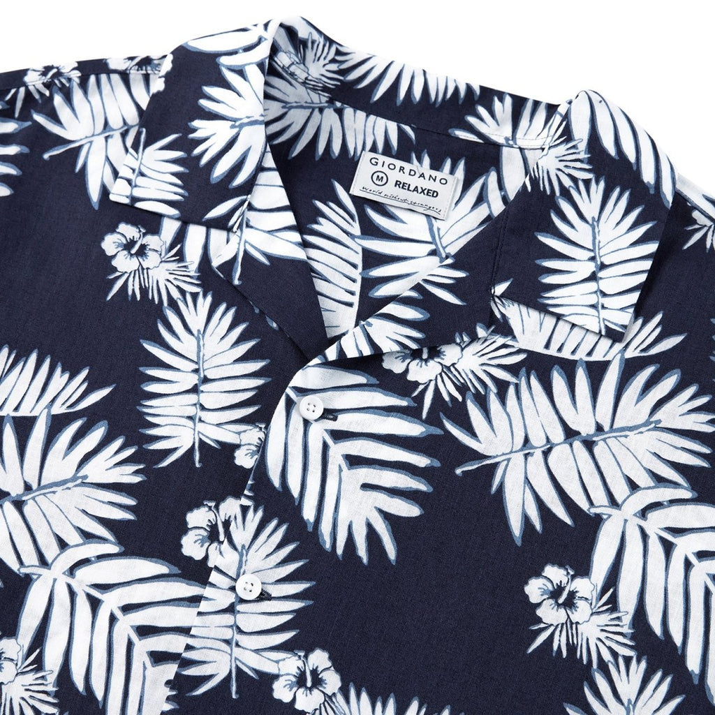 Giordano Men's Cotton Linen Shirt - Premium Shirts