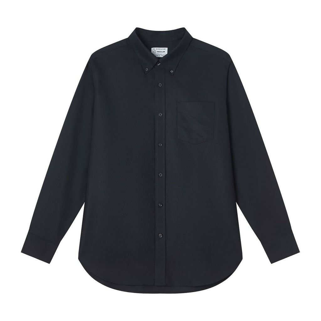 Giordano Men’s Cotton Long - Sleeve Wrinkle - Free Shirt - first_variant_option_2 Premium Shirts for Giordano
