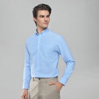 Giordano Men's Cotton Long-Sleeve Wrinkle-Free Shirt - Premium Shirts