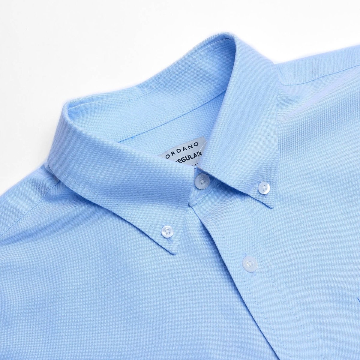 Giordano Men's Cotton Long-Sleeve Wrinkle-Free Shirt - Premium Shirts