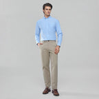 Giordano Men's Cotton Long-Sleeve Wrinkle-Free Shirt - Premium Shirts
