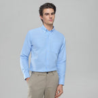 Giordano Men's Cotton Long-Sleeve Wrinkle-Free Shirt - Premium Shirts