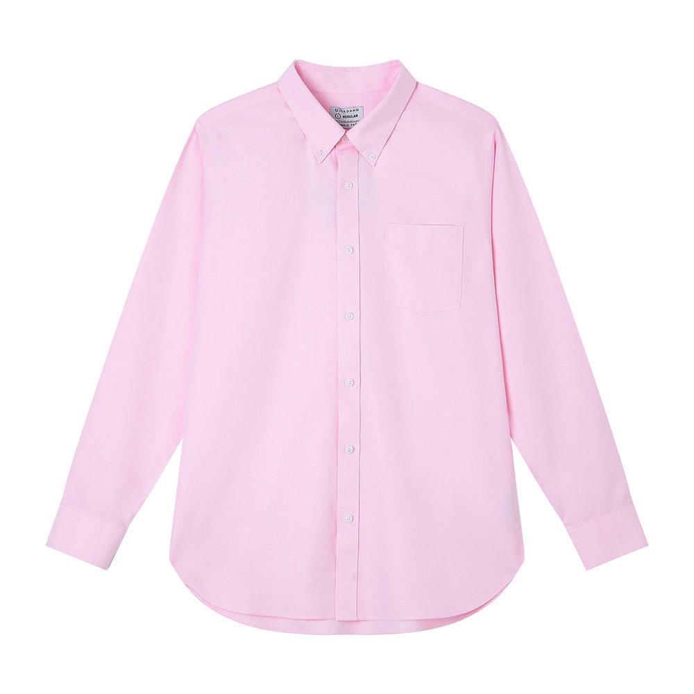 Giordano Men’S Cotton Long - Sleeve Wrinkle - Free Shirt - first_variant_option_2 Premium Shirt for Giordano