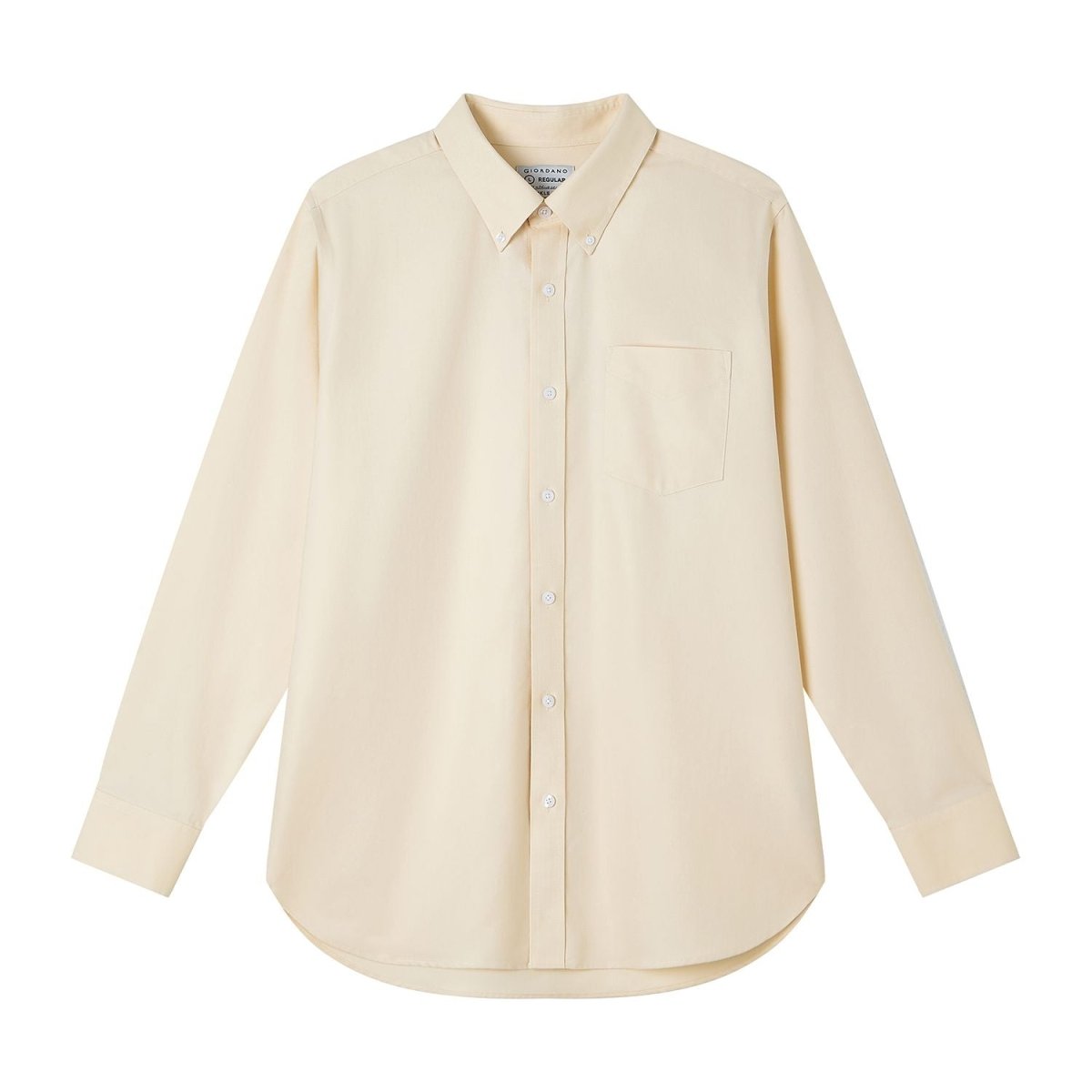 Giordano Men’s Cotton Long - Sleeve Wrinkle - Free Shirt - first_variant_option_2 Premium Shirts for Giordano
