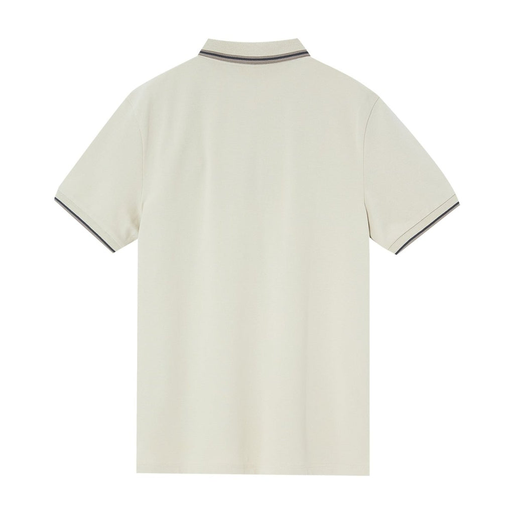 Giordano Men's Cotton Lycra Pique Polo - Slim Fit, Eagle Embroidery - Premium Polo