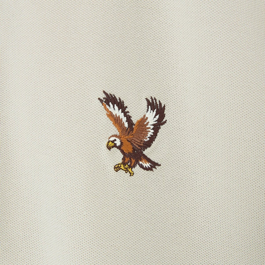 Giordano Men's Cotton Lycra Pique Polo - Slim Fit, Eagle Embroidery - Premium Polo