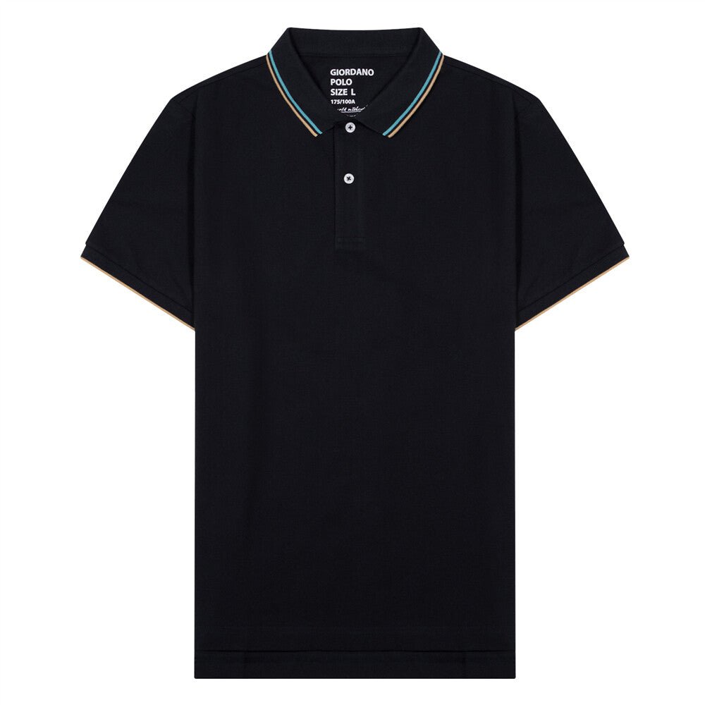 Giordano Men's Cotton Lycra Pique Slim Fit Polo - Premium Polo