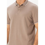 Giordano Men's Cotton Lycra Pique Slim Fit Polo - Premium Polo