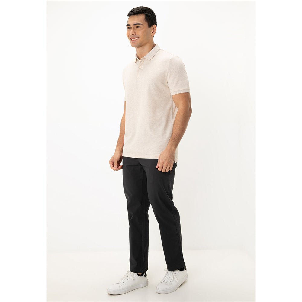 Giordano Men's Cotton Lycra Pique Slim Fit Polo - Premium Polo