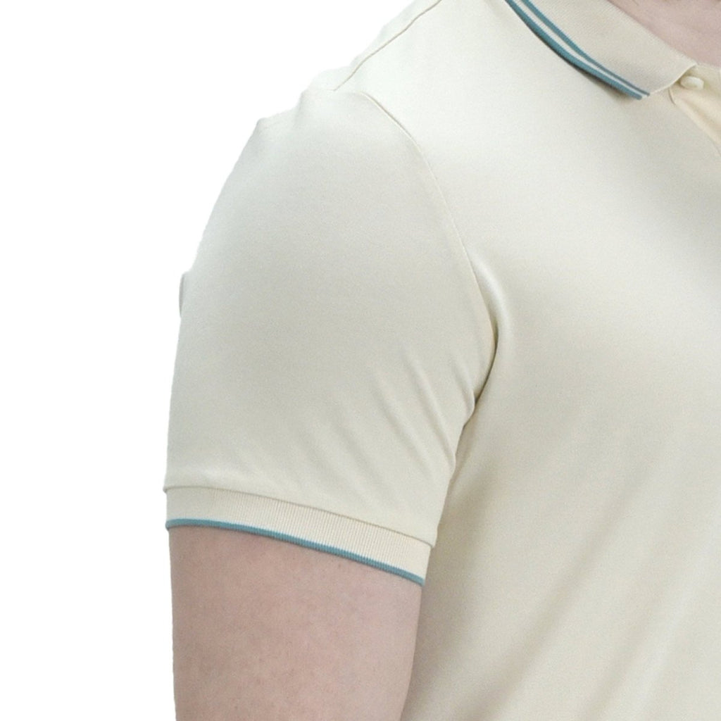Giordano Men's Cotton Lycra Pique Slim Fit Polo - Premium Polo