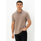 Giordano Men's Cotton Lycra Pique Slim Fit Polo - Premium Polo