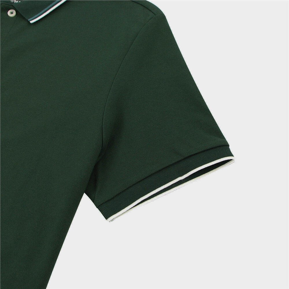 Giordano Men's Cotton Lycra Pique Slim Fit Polo - Premium Polo