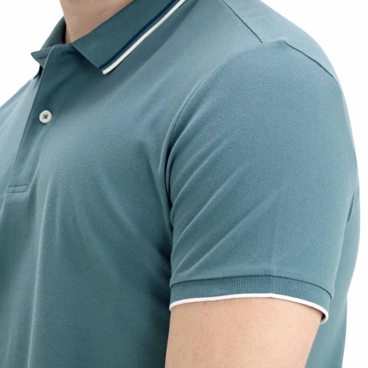 Giordano Men's Cotton Lycra Pique Slim Fit Polo - Premium Polo
