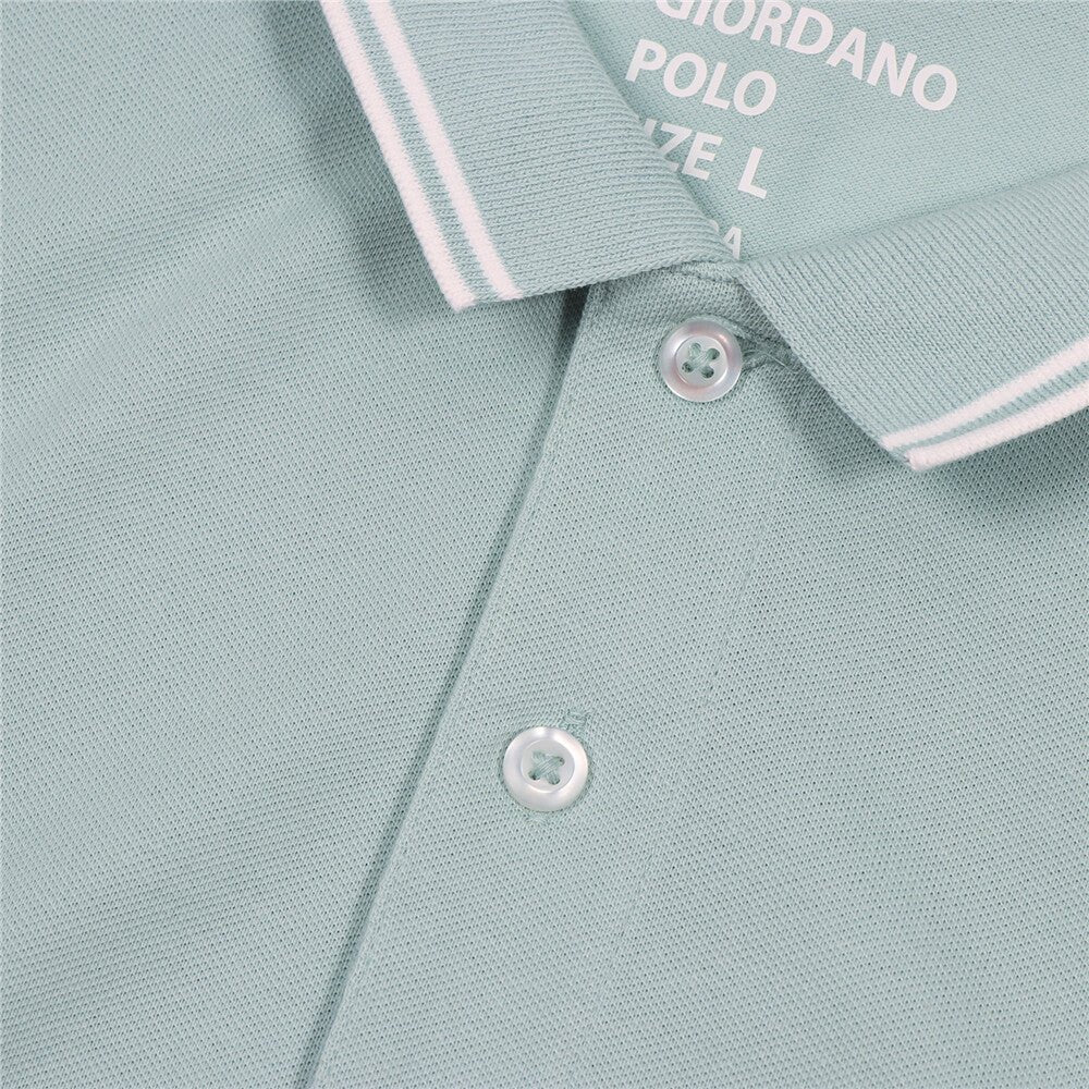 Giordano Men's Cotton Lycra Pique Slim Fit Polo - Premium Polo