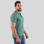 Giordano Men's Cotton Lycra Pique Slim Fit Polo - Premium Polo